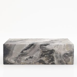 Rectangular marble coffee table Blocco Arabescato Orobico Grigio